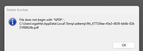 error